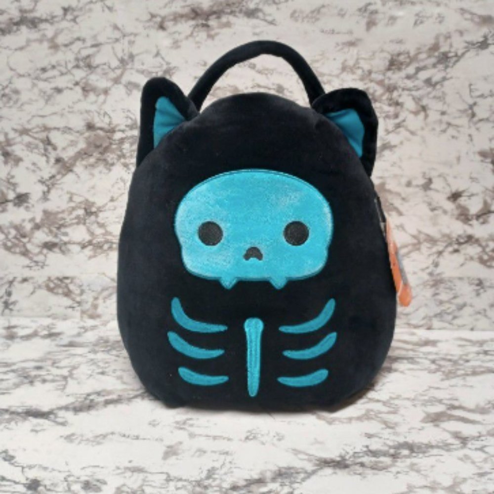 Squishmallows Stump the Skeleton Cat Treat Pail